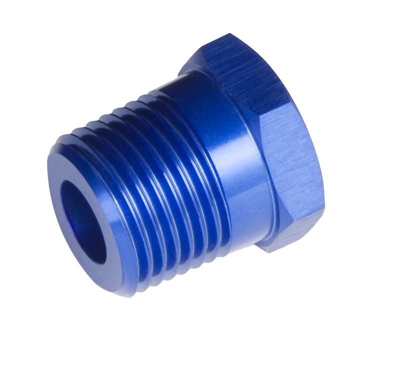 Redhorse Performance 912-06-04-1 -06 (3/8in) NPT Male to -04 (1/4in) NPT Female reducer - blue