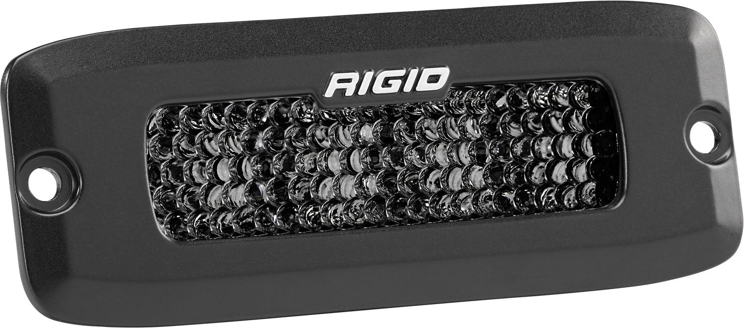 RIGID Industries 925513BLK SR-Q Series Pro Spot Diffused Midnight Flush Mount | Pair