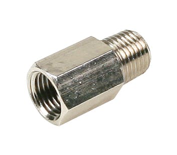 VIAIR 92831 1/4in F to 1/4in M Check Valve  NPT  Nickel Plated