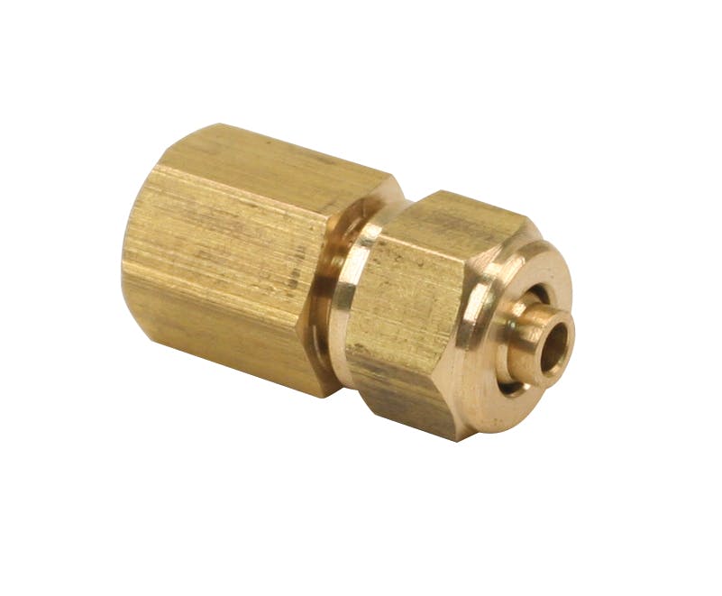 VIAIR 92838 1/8in Female NPT to 1/4in Compression Fitting  for 1/4in Air Line