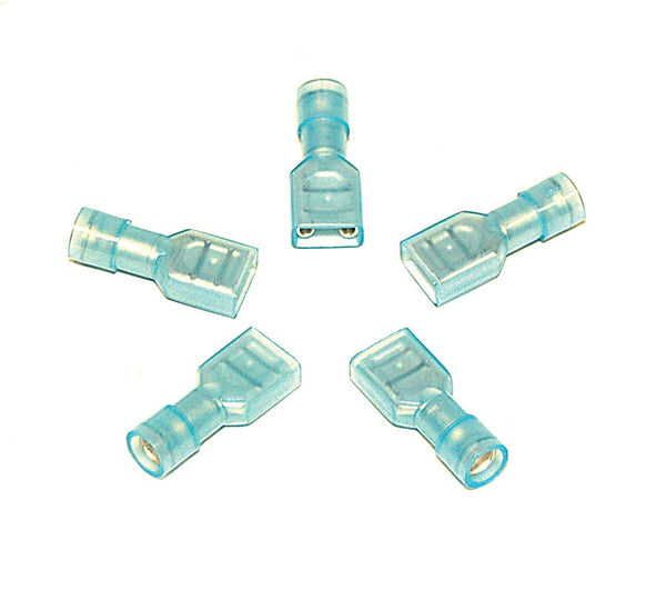 VIAIR 92922 Insulated Terminals  1/4in M / 12 Gauge  5 pc. Pack