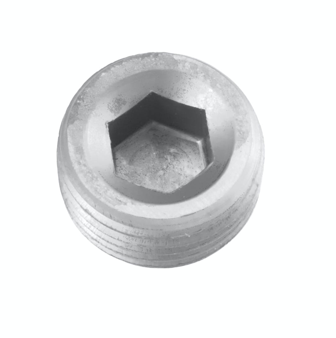 Redhorse Performance 932-12-5 -12 (3/4in) NPT hex head pipe plug - clear
