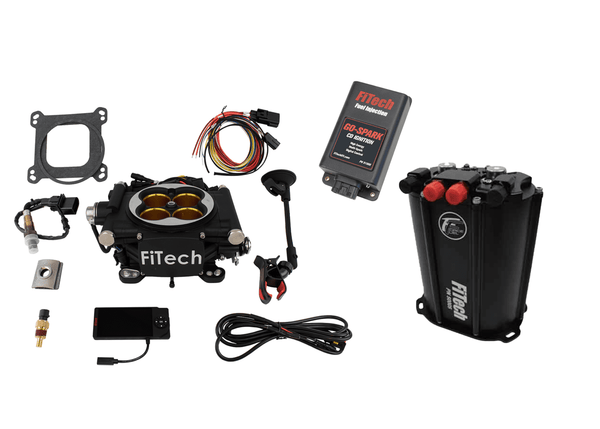FiTech 93542 Go EFI 8 1200 HP Matte Blk Finish System w/ Dual Pump Force Fuel Delivery Master