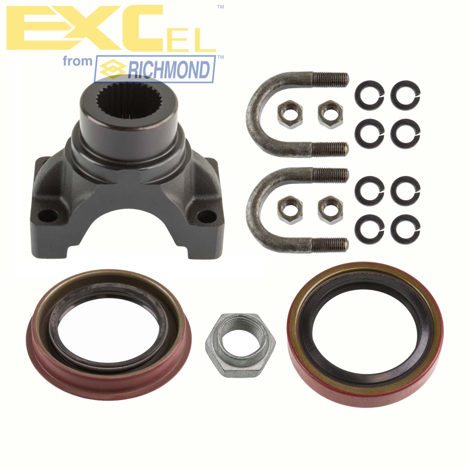 Excel 96-2521K U-Bolt Kit-Pinion Nut and Seal