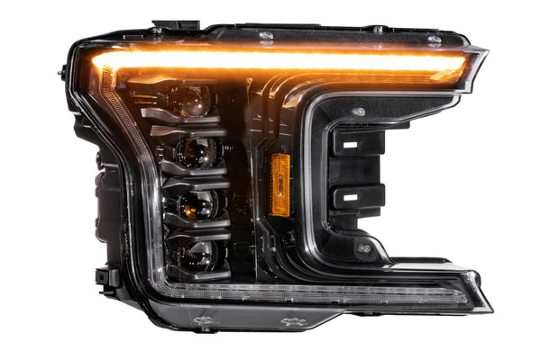Morimoto XB LED Headlights: Ford F150 (18-20) (Pair / ASM Amber DRL) (Gen 2) LF501.2-A-ASM