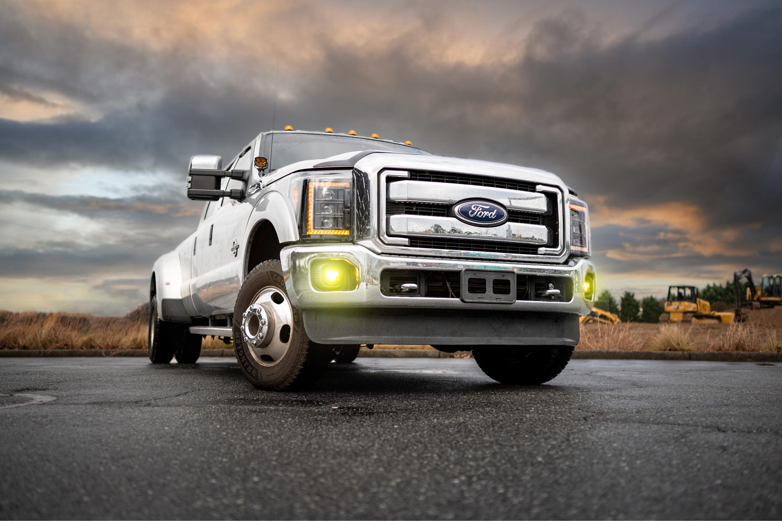 Morimoto XB LED Headlights: Ford Super Duty (11-16) (Pair / Amber DRL) LF505-A-ASM