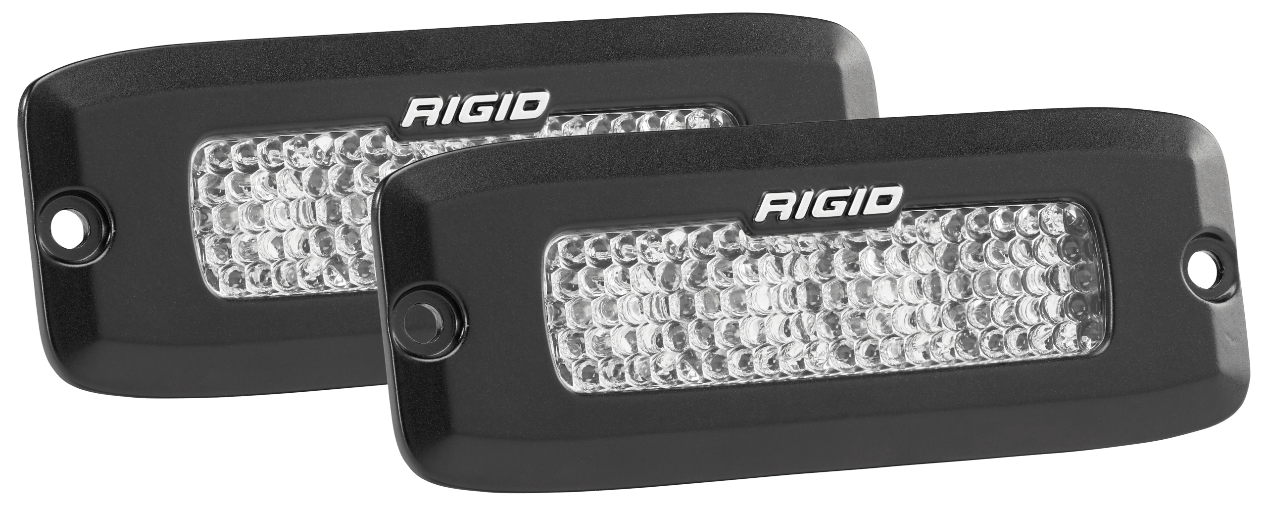 RIGID Industries 980033 SR-Q PRO Diffused Backup Kit, Flush Mount