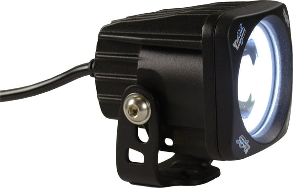 Vision X 9891699 OPTIMUS SQUARE HALO BLACK 1 10W LED EMARK APPROVED 15deg. NARROW