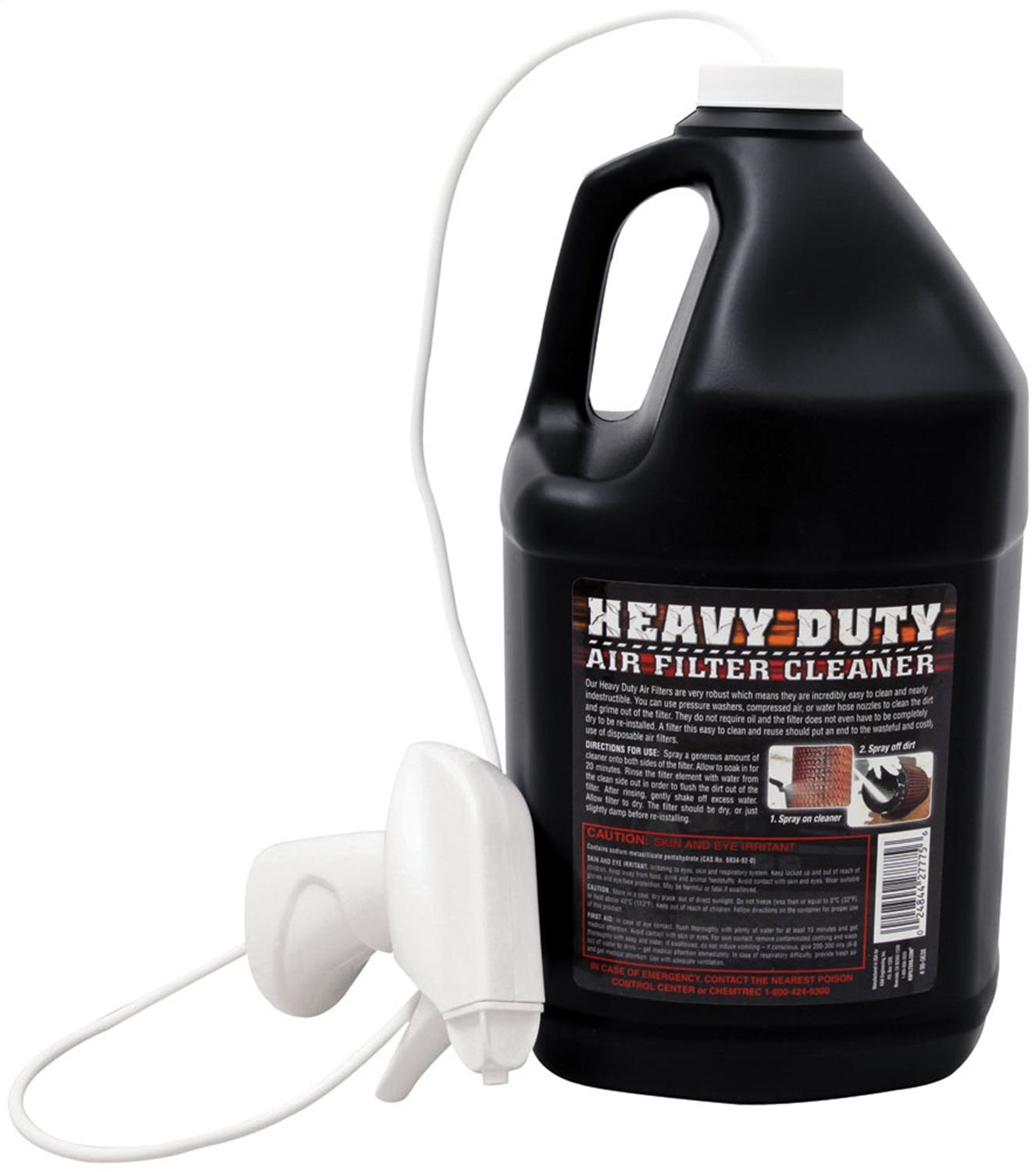 K&N 99-0638 Heavy Duty Filter Cleaner; DryFlow 1 gal; 128 oz