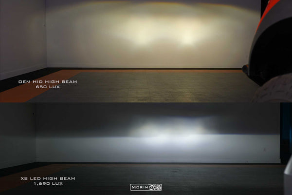 Morimoto XB LED Headlights: Ford F150 (09-14) (Pair / ASM Amber DRL) LF506-A-ASM