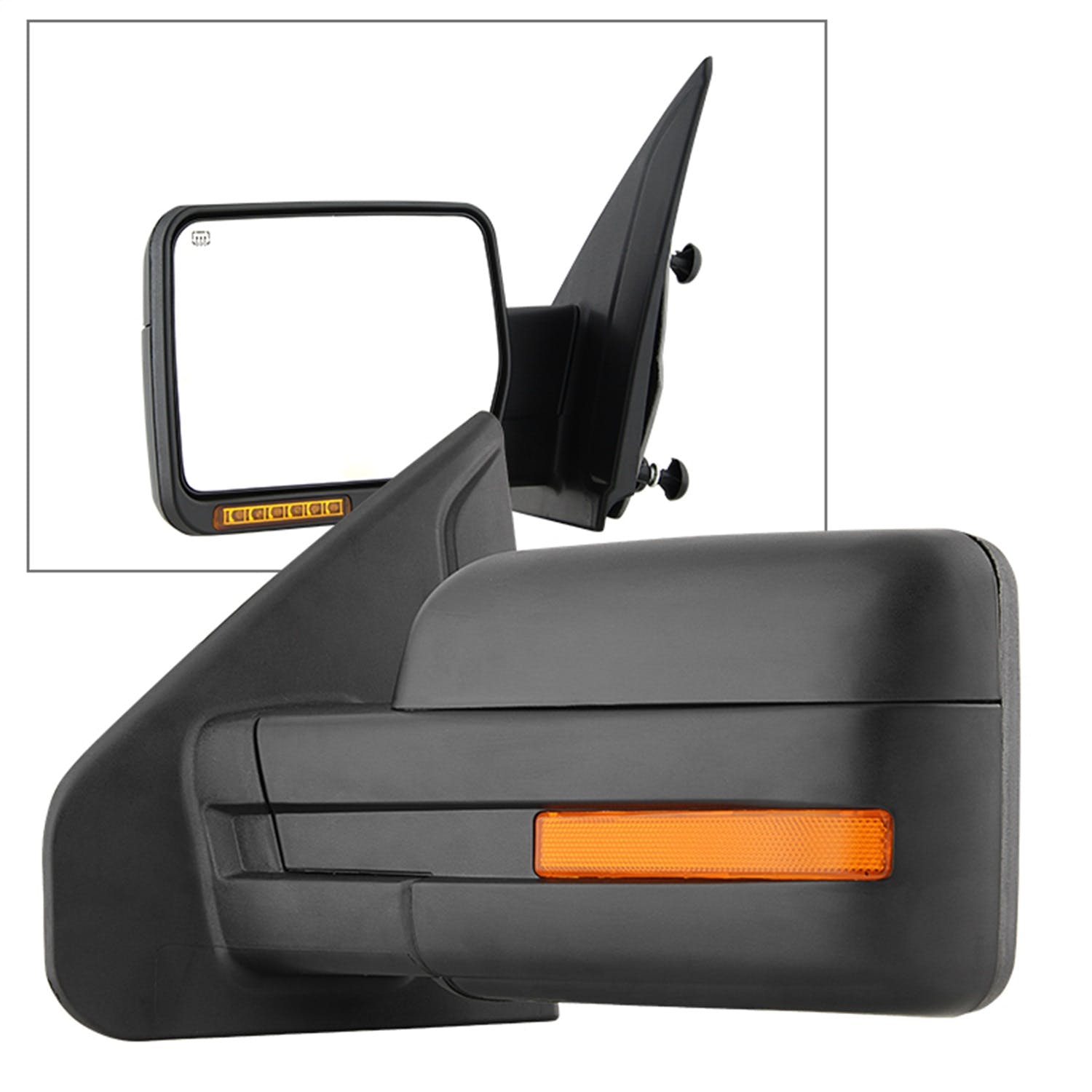 XTUNE POWER 9935336 Ford F150 07 14 POWER Heated Amber LED Signal OE Mirror Left