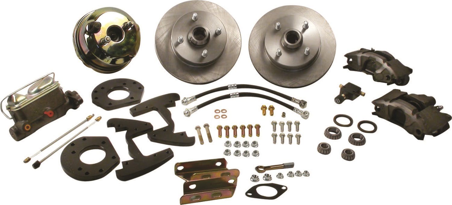 Stainless Steel Brakes A120-5 Front conv kit 64-66 Mustang pw 4 lug