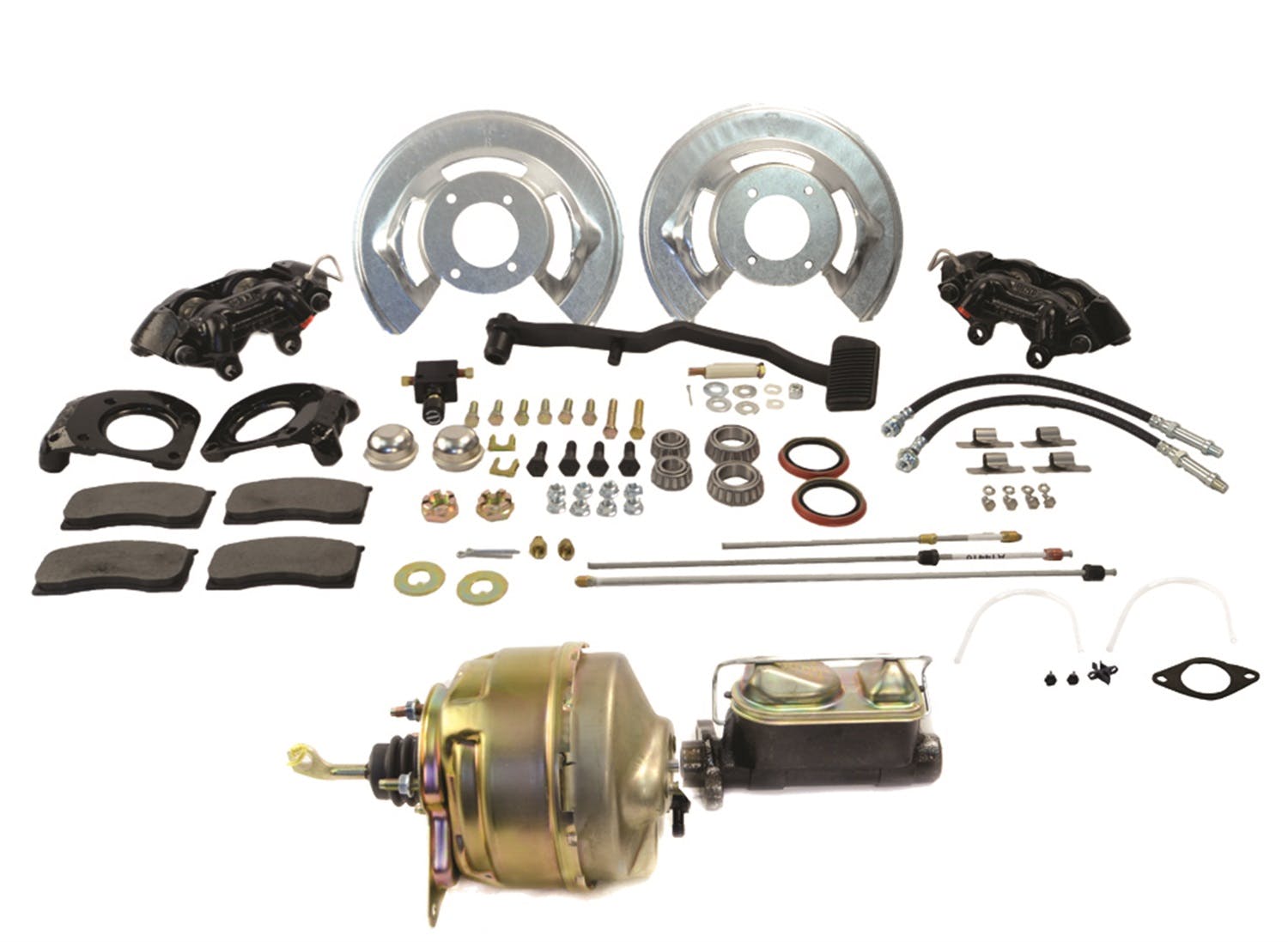 Stainless Steel Brakes A121-2 Front drm/dsc conv kit 67 Must. pwr. ma