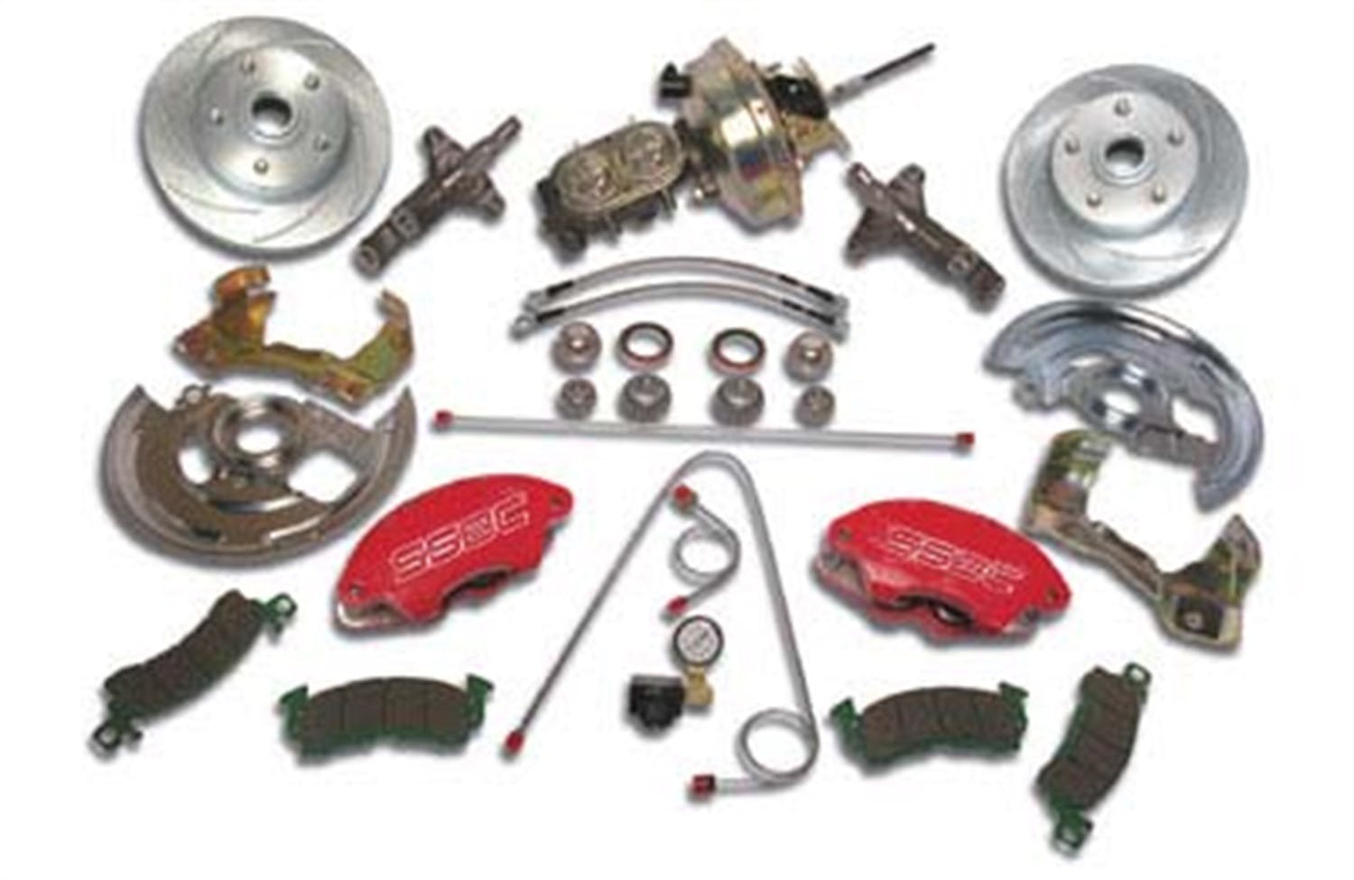 Stainless Steel Brakes A123-1A SuperTwin 2-piston conv64+GM power