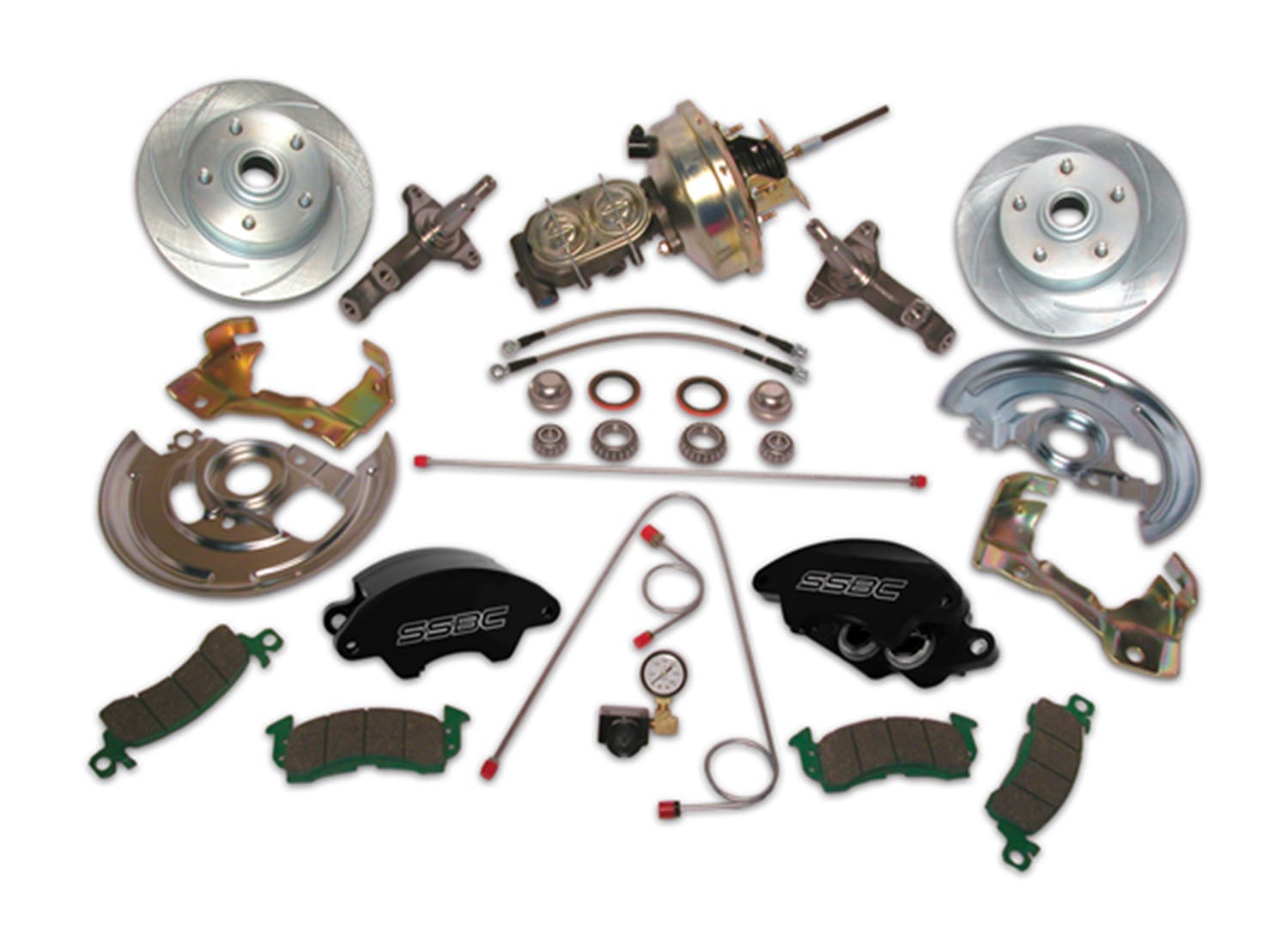 Stainless Steel Brakes A123-1ABK Kit A123-1A w/black calipers