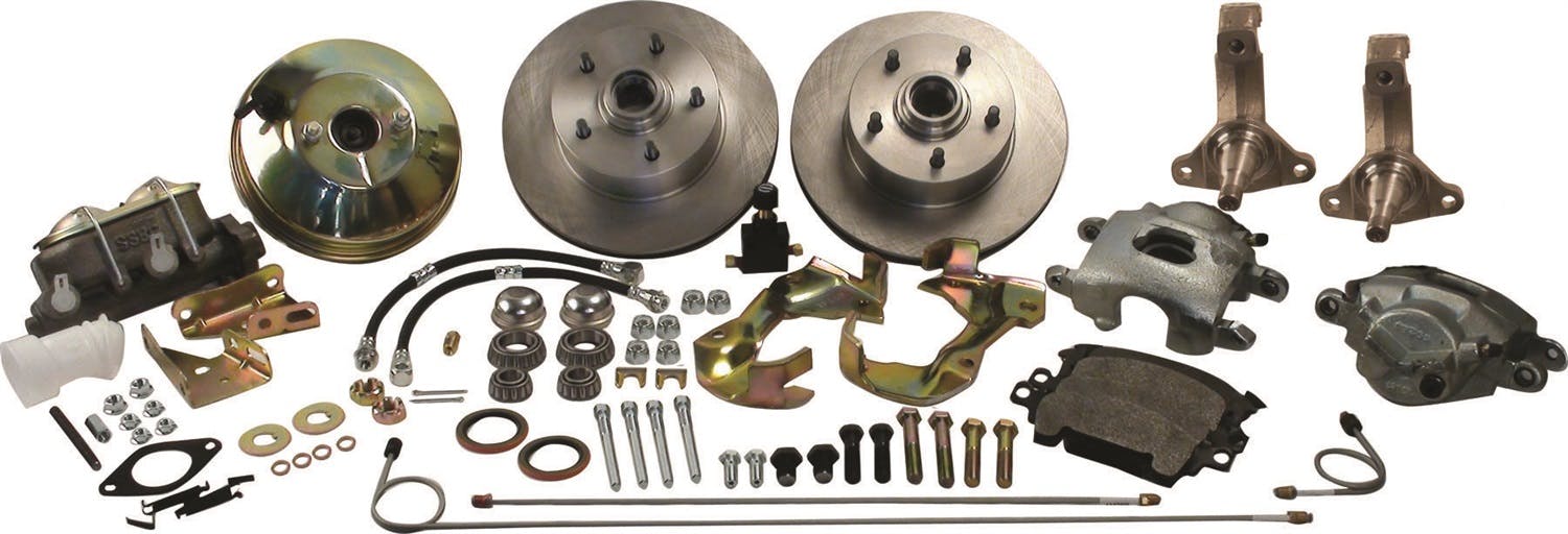 Stainless Steel Brakes A123-59 Front conv kit 69-72 Olds w/power