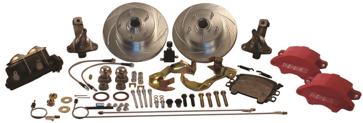 Stainless Steel Brakes A123-A SuperTwin 2-piston conv 64+GM non-power