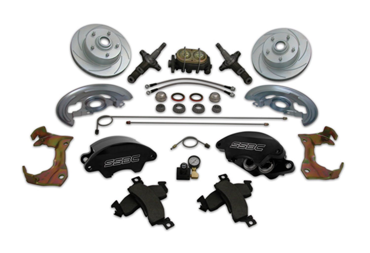 Stainless Steel Brakes A123-ABK Kit A123-A w/black calipers
