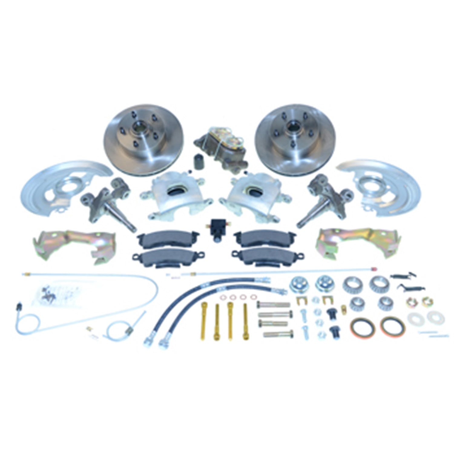 Stainless Steel Brakes A123 Front drm/dsc conv kit 64+GM non-power