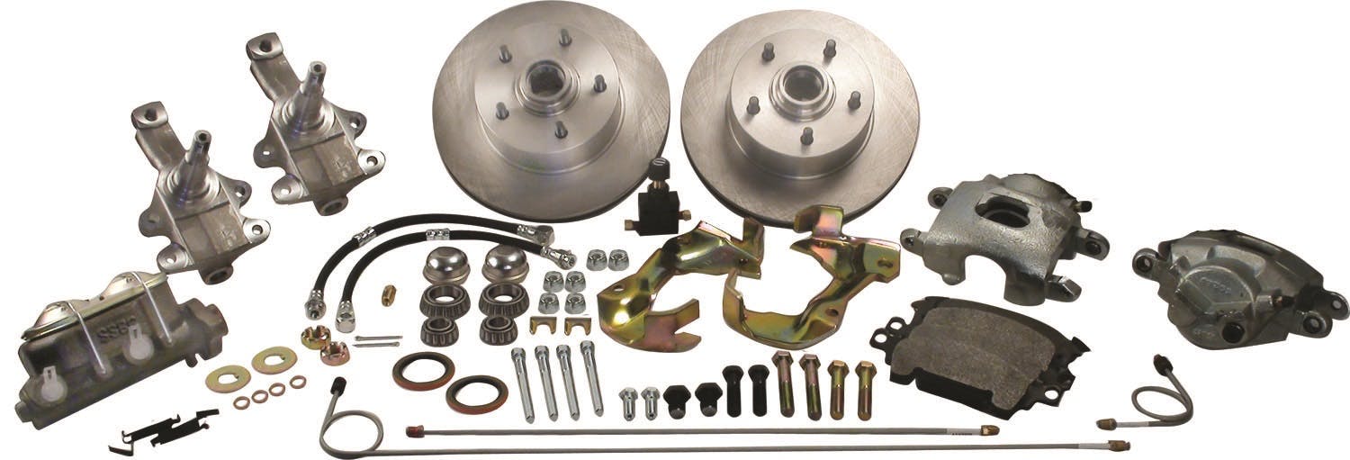 Stainless Steel Brakes A123DS Front drm/dsc conv kit 64+GM n/p 2in. drp