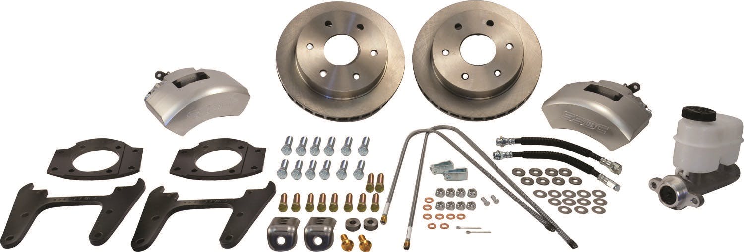 Stainless Steel Brakes A126-3R Super TKR1 A126-3 kit w/red calipers