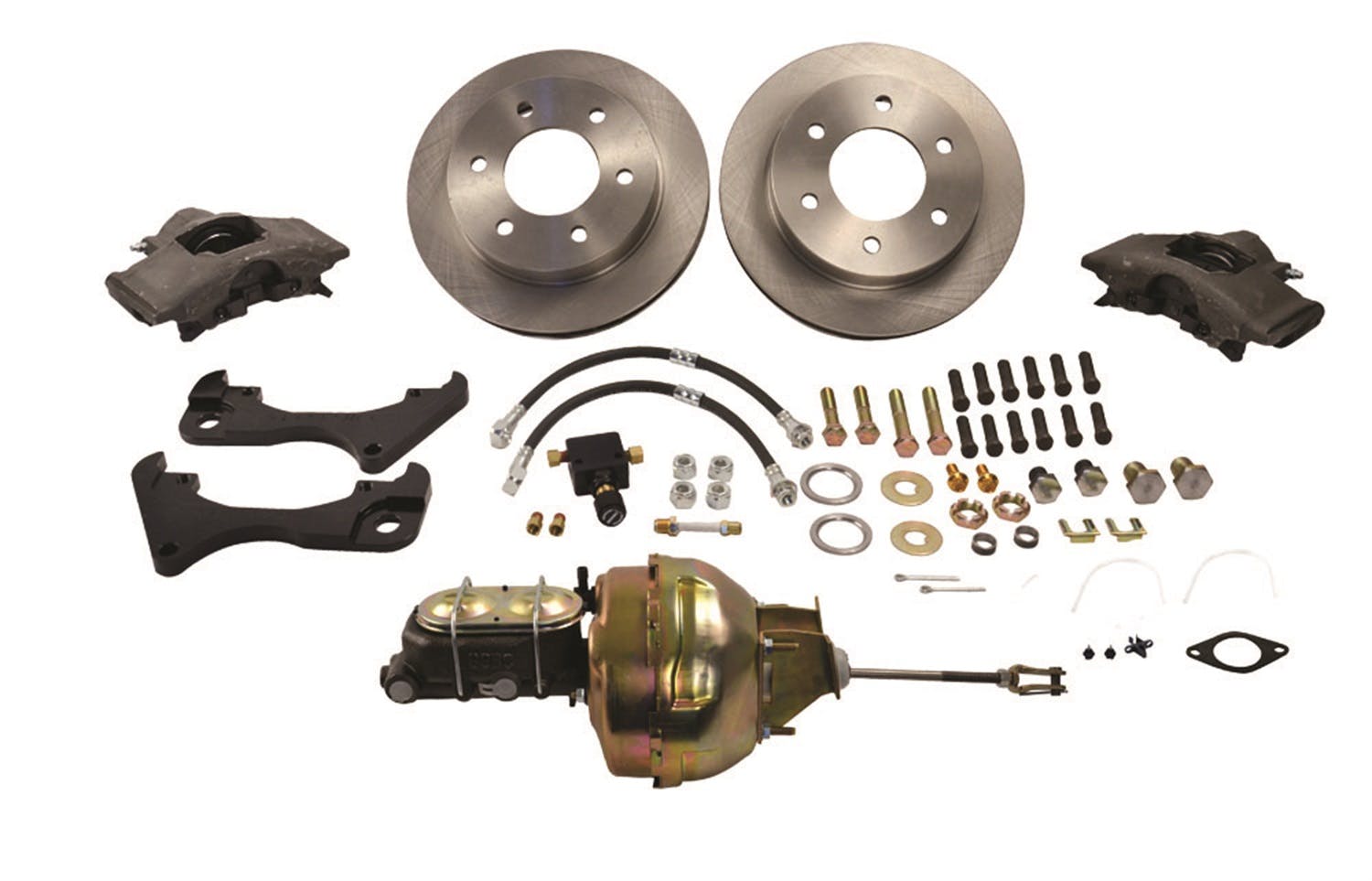 Stainless Steel Brakes A126-7 Front drm/dsc conv kit 63-66 GM 6-lug