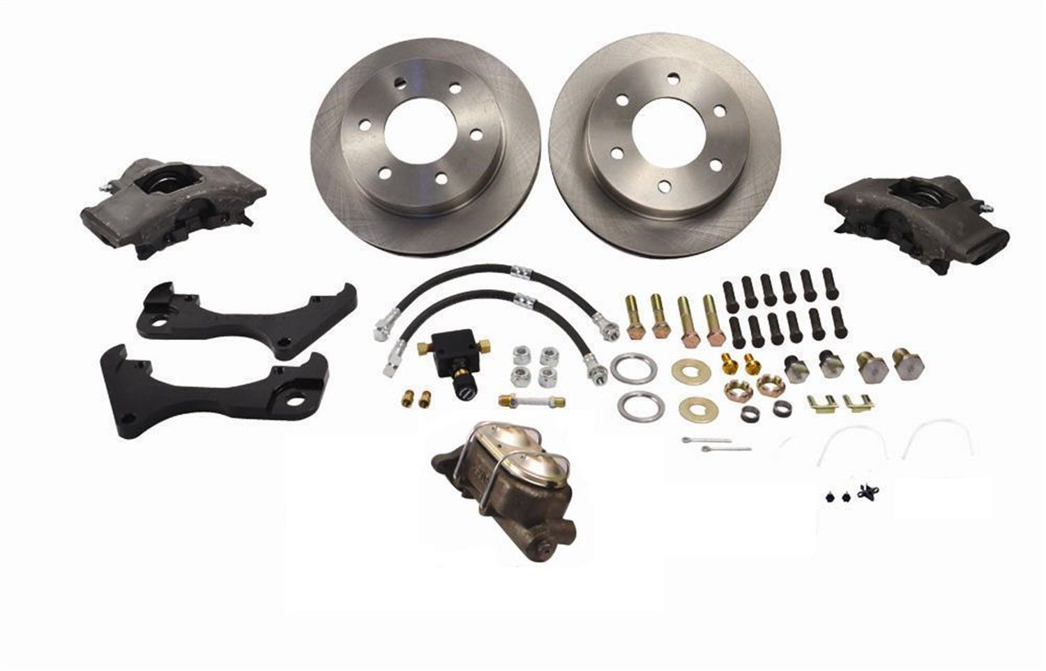 Stainless Steel Brakes A126-8 Front drm/dsc conv kit 63-70 GM 6-lug
