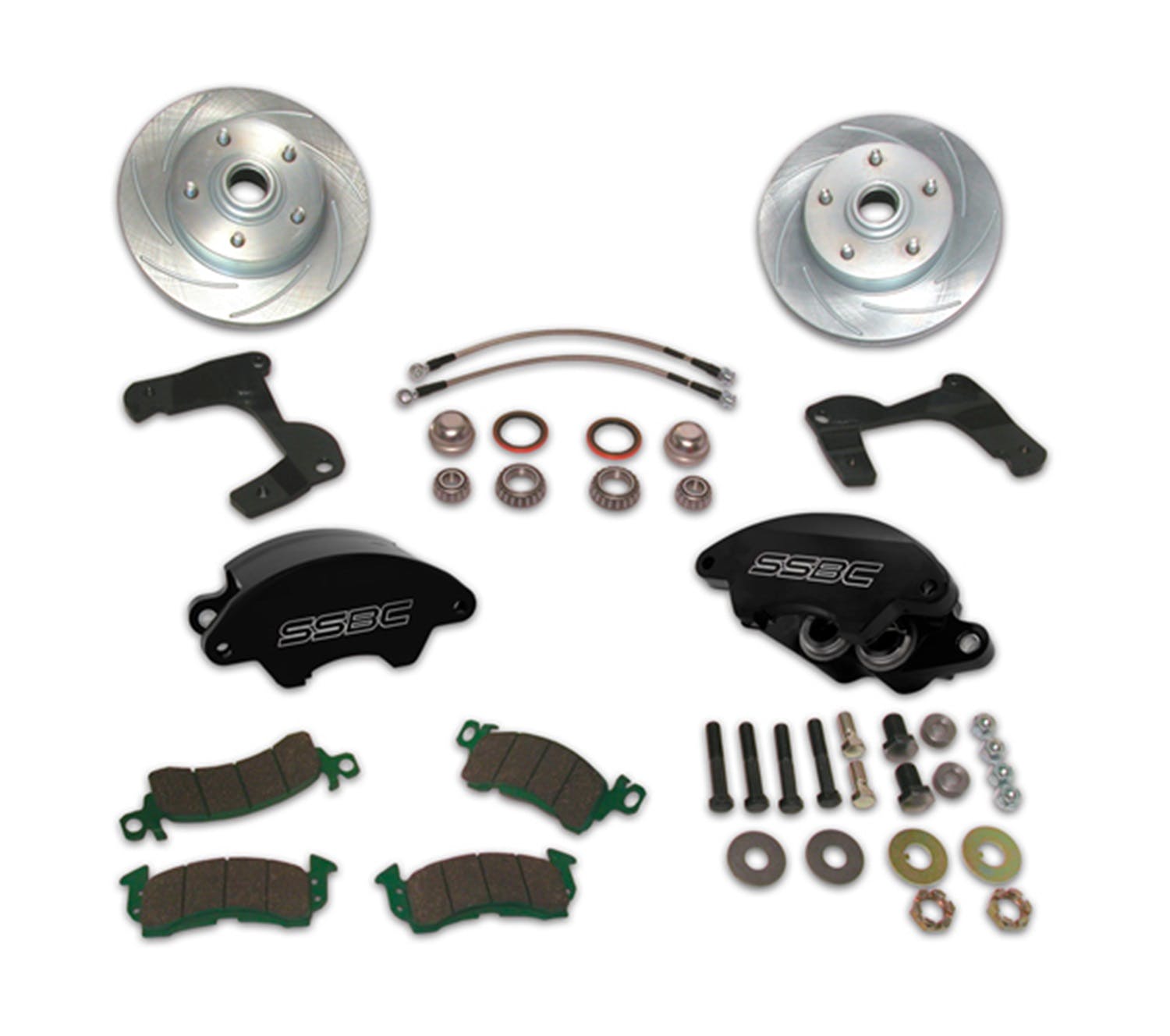 Stainless Steel Brakes A129-1ABK Kit A129-1A w/black calipers
