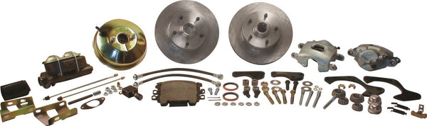 Stainless Steel Brakes A129-2 Front conv kit 59-64 Chevy power
