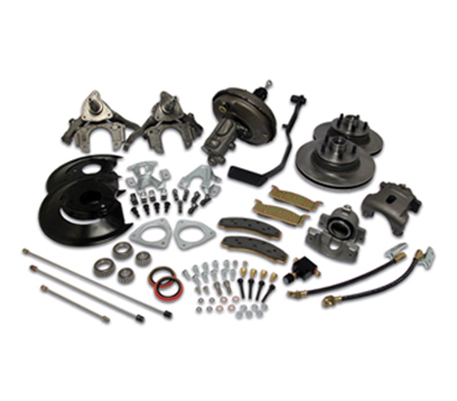 Stainless Steel Brakes A132-A Front conv kit 68-69 Must power a. tran