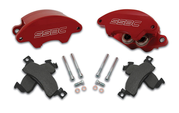 Stainless Steel Brakes A185R Q/C SuperTwin A185 w/red powder coated calipers