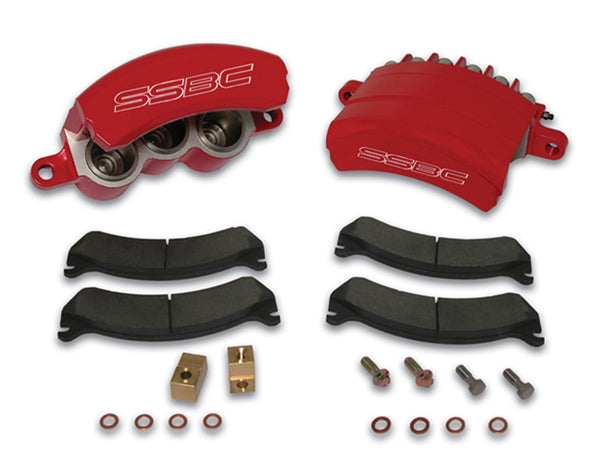 Stainless Steel Brakes A189-3BK Tri-Power A189-3 kit w/black calipers