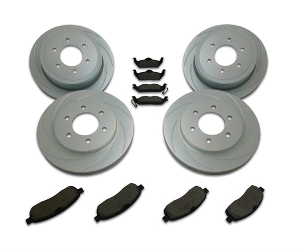 Stainless Steel Brakes A2351030 Short Stop 4 Wheel Kit 07-09 Avalanche; Tahoe