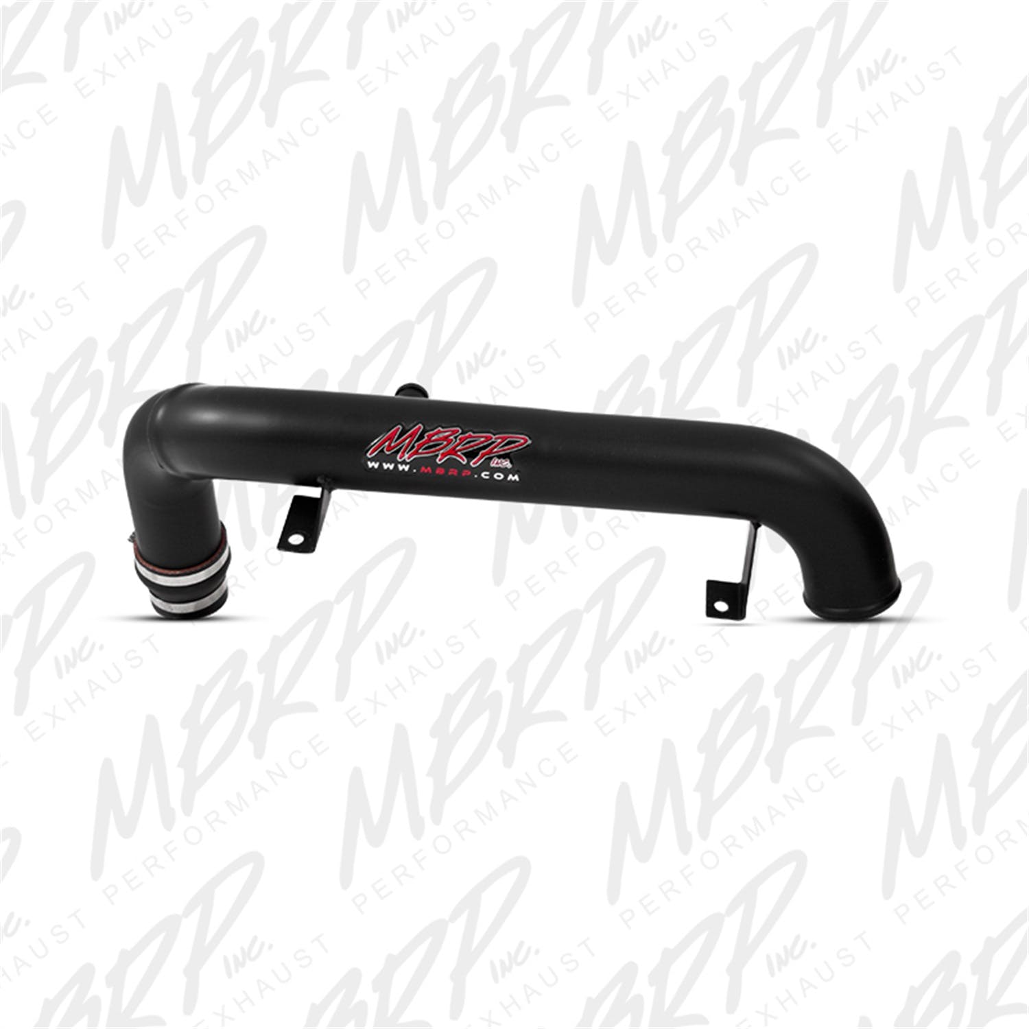 MBRP Exhaust A24202BLK 3in. Air Intake Pipe; Black – without filter