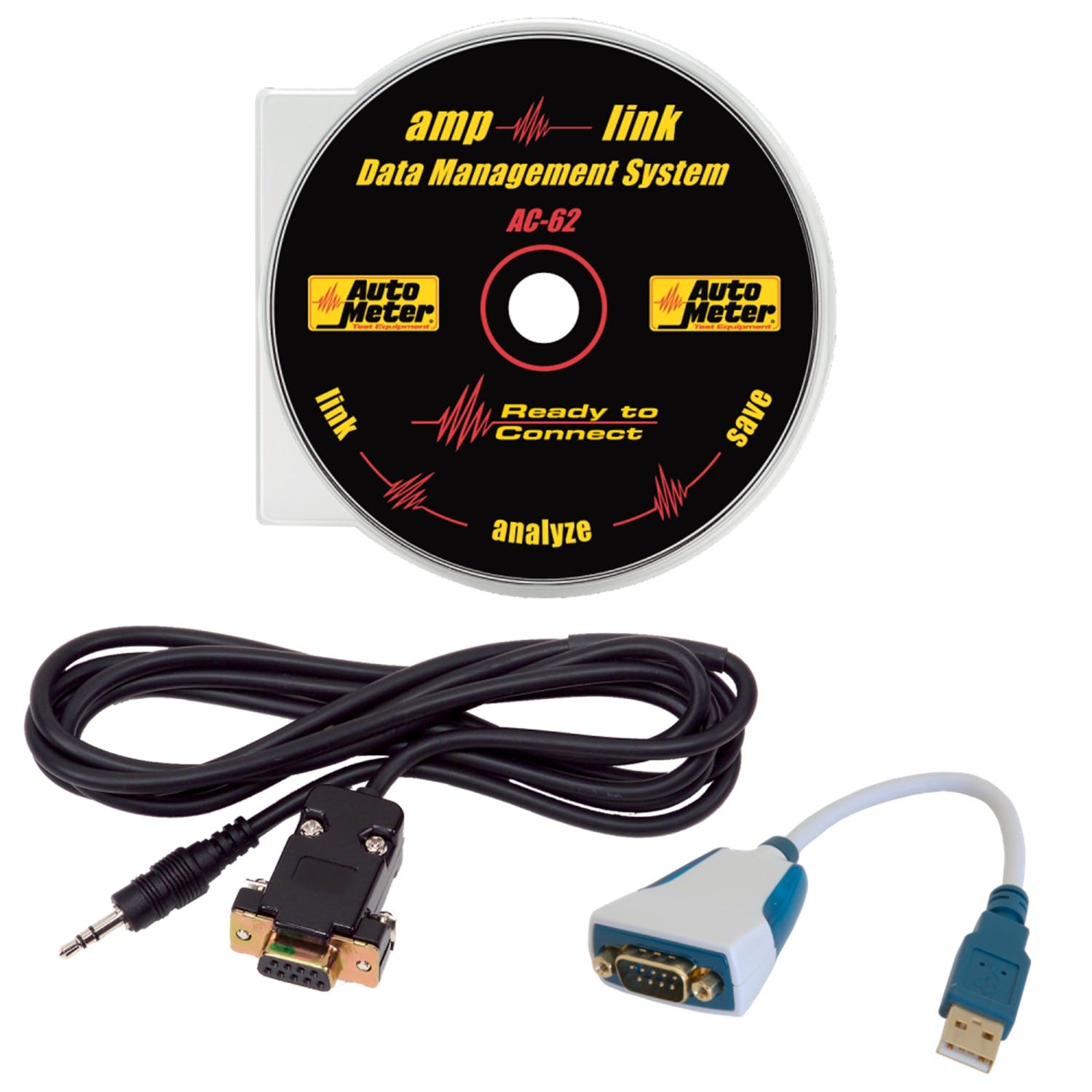 AutoMeter Products AC-63 AMP-Link Data Download Software/Cable Kit