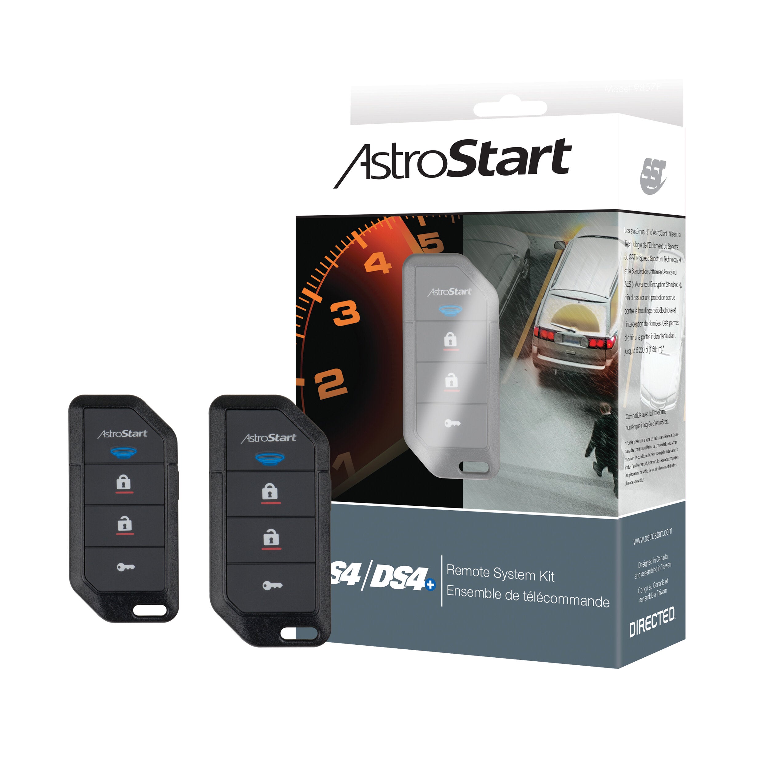 AstroStart 1-Way LED Digital Remote Car Starter System AF-514