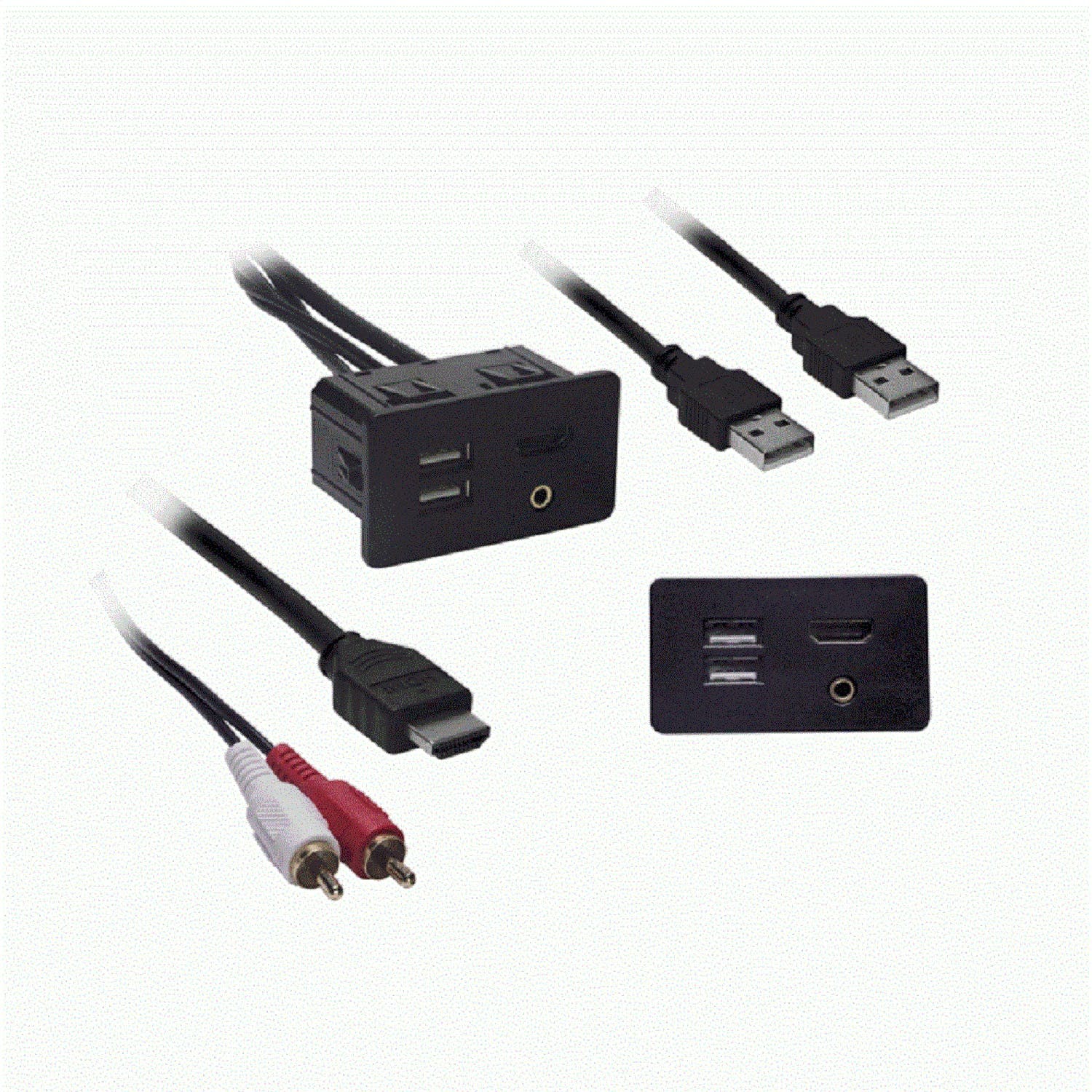 Metra Electronics AX-FDUSBAUX USB/AUX/HDMI Knockout Replacement Panel