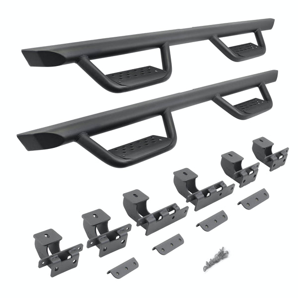 Go Rhino D24129T Dominator Extreme D2 SideSteps - Complete Kit: SideStep + Brackets