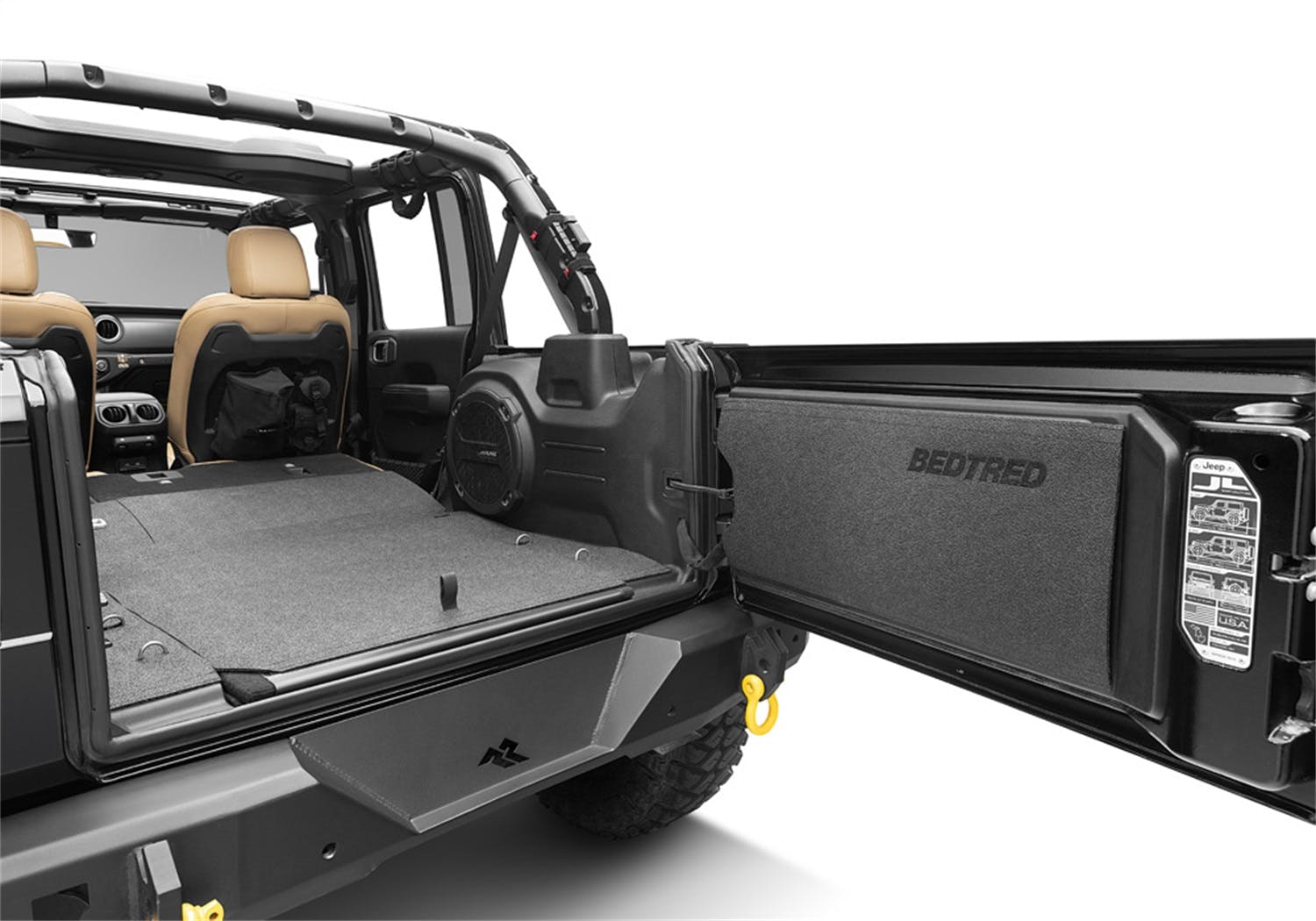 BedRug BTJL18F2 Jeep Kits - BedTred