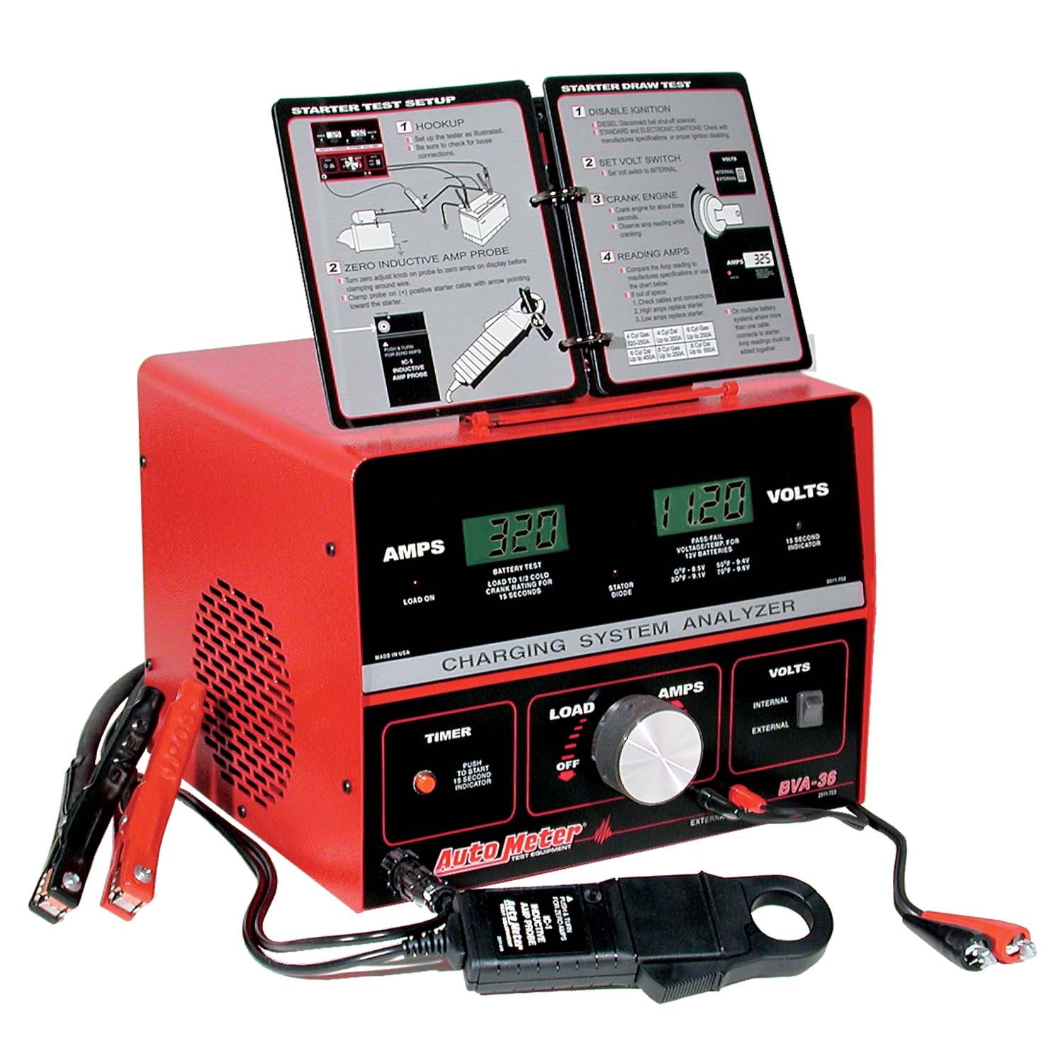 AutoMeter Products BVA-36/2 Charging System Analyzer
