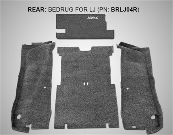 BedRug BRLJ04R Jeep Kits - BedRug