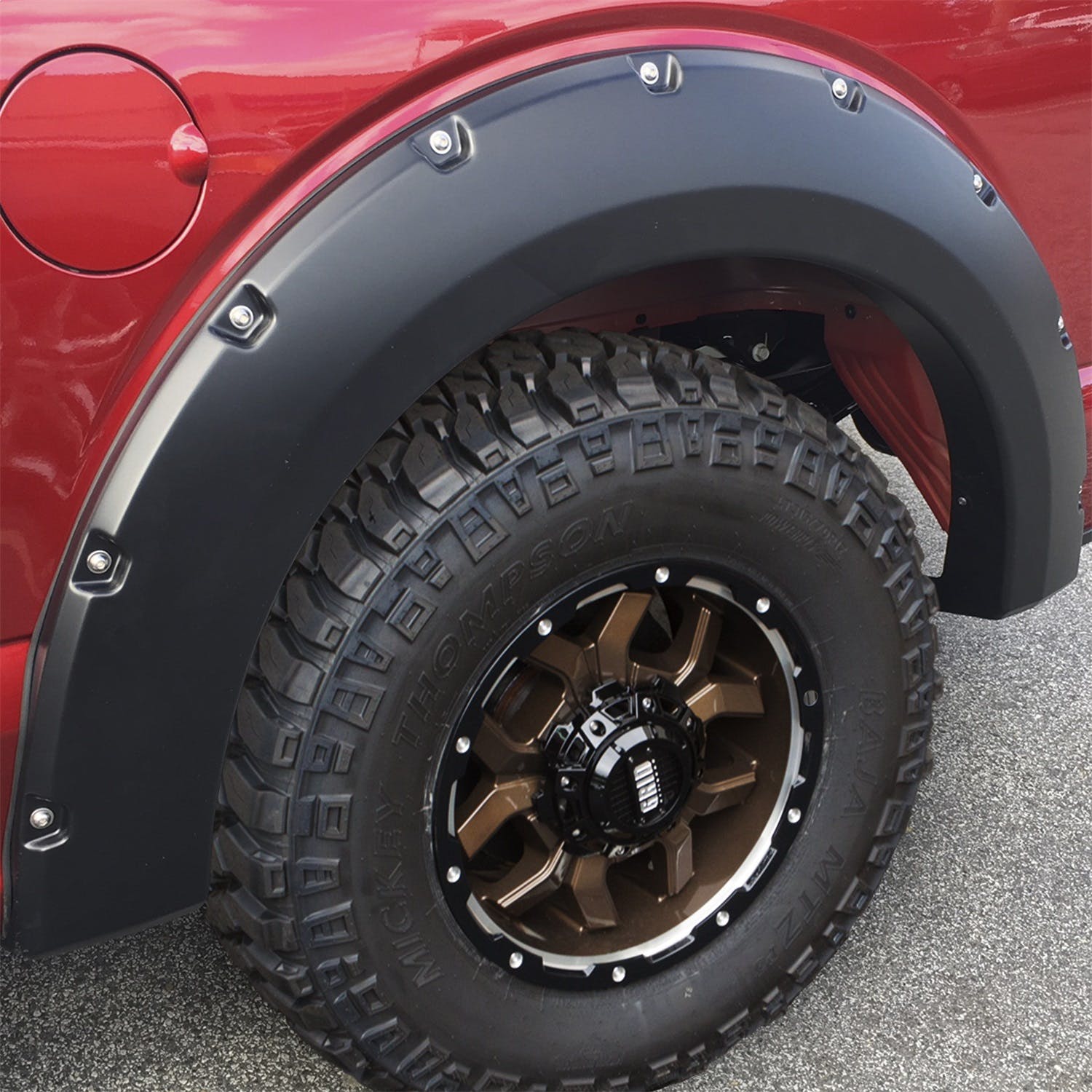 Bushwacker 20945-02 Pocket Style Fender Flares, 4pc