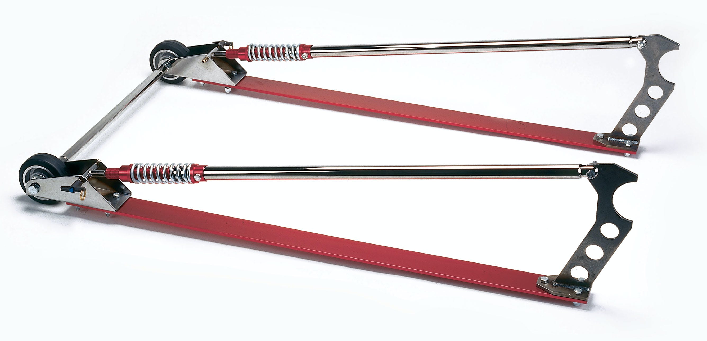 Competition Engineering C2040 Wheel-E-Bar,Chrome and Red finish
