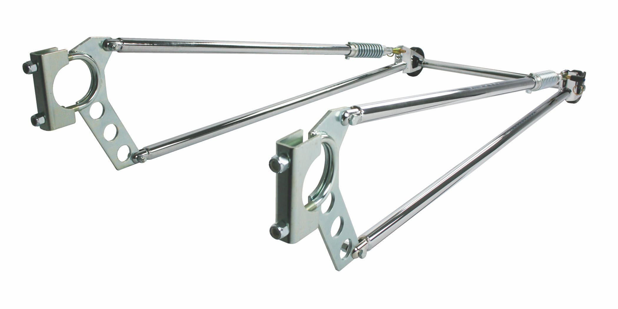 Competition Engineering C2043 Bolt on Wheel-E-Bar, Chrome Round Tube Sprung