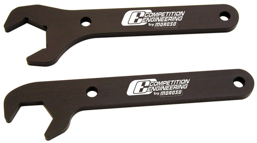 Competition Engineering C2199 Slide-A-Link™ Wrenches; Black Anodized Aluminum w/Large Grip Handle;