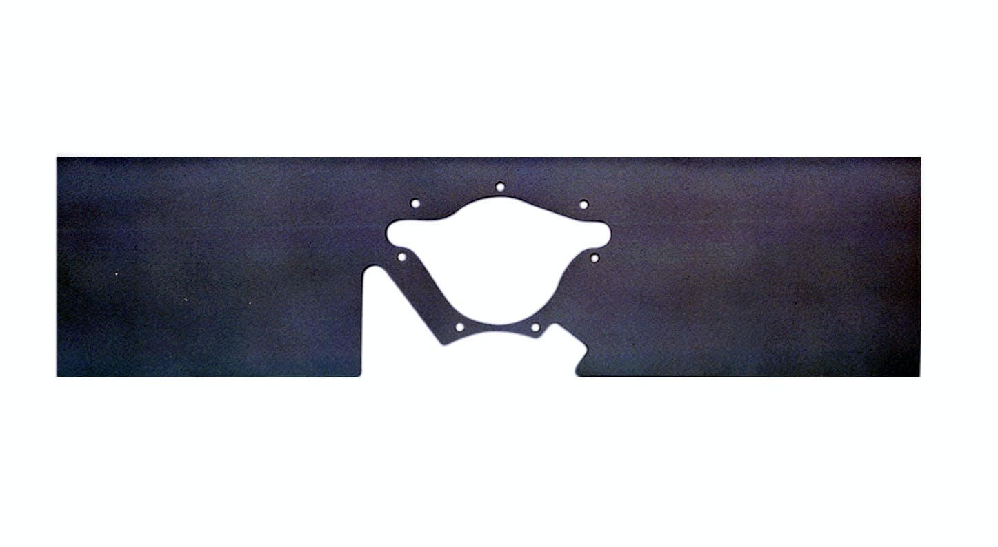 Competition Engineering C4000 Motor Plate,Mopar 318-360, Rectangular,  36IN L x 9.5IN T
