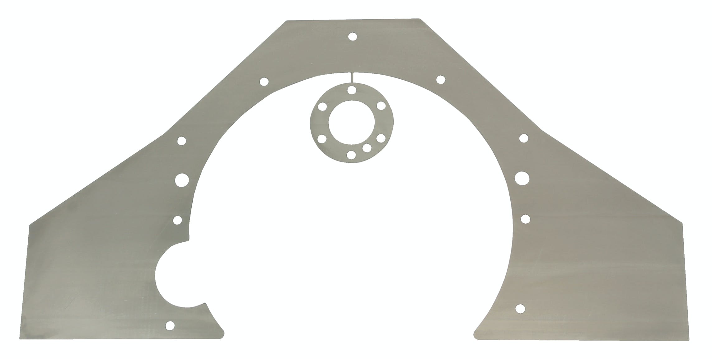 Competition Engineering C4028 Mid Mount Plate; 0.090 in. Thick Steel; LS Series; 30 in. Wide, Welding Required