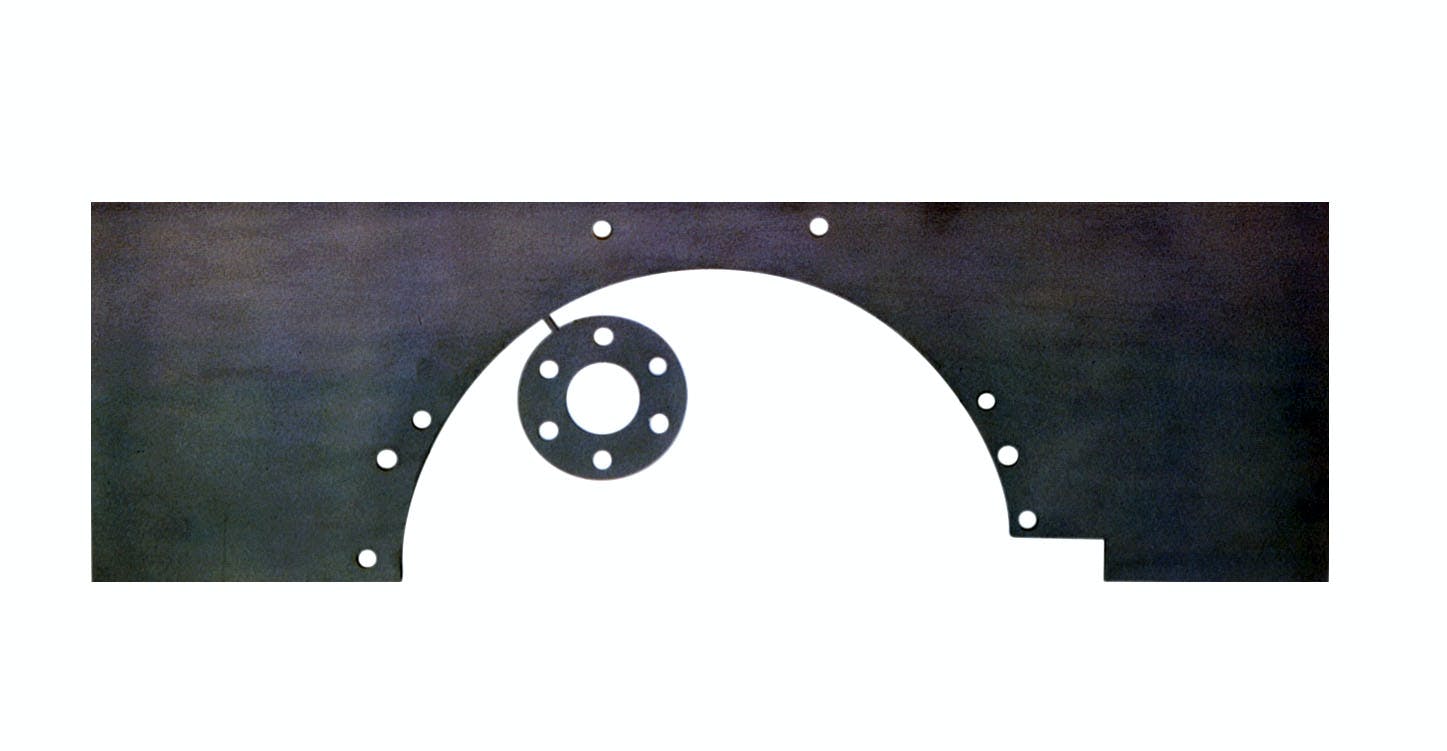 Competition Engineering C4035 Mid Mount Plate; 0.090 in. Thick Steel; 30 in. Long x 9.25 in. Wide