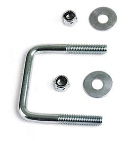 Competition Engineering C7031 Replacement U-Bolt; Square; Incl. Washers; Lock Nuts; Qty. 2;