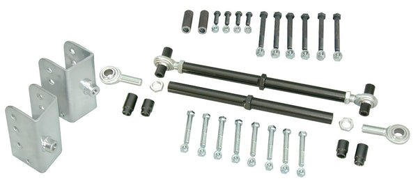Competition Engineering C8007 Control Arms; Lower; Incl. Brackets; Hardware; Satin Black Finish;